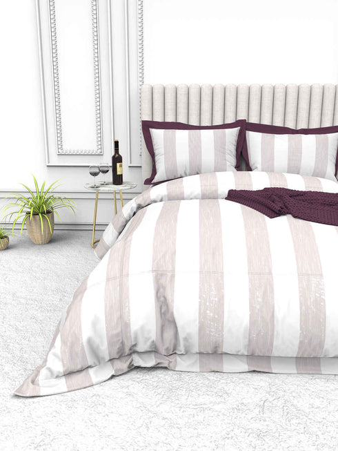 Tuscan Summer 100% Cotton King Size Bedsheet with 2 Pillow Covers -1